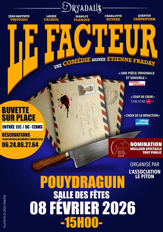 Le Facteur - Pièce de théâtre - Compagnie Dryadalis