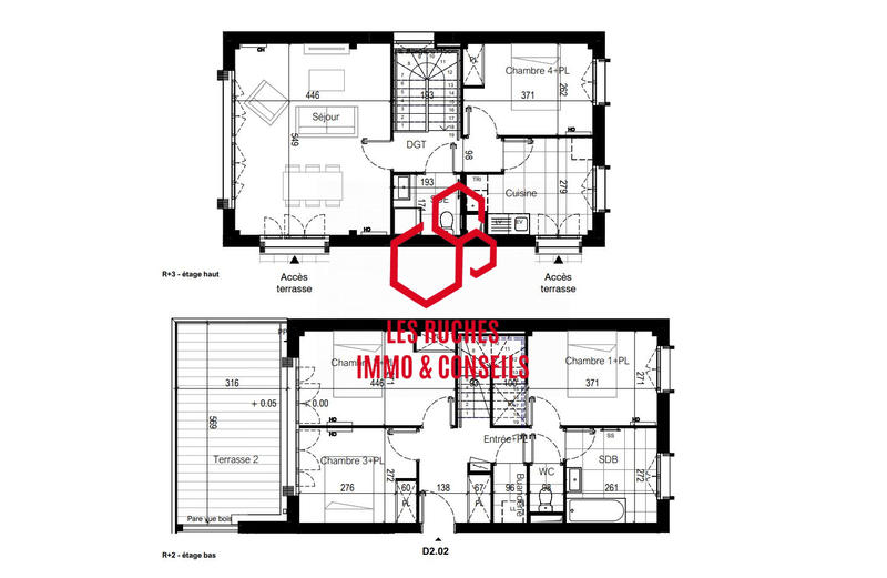 Duplex - 100 m² - 5 pièces