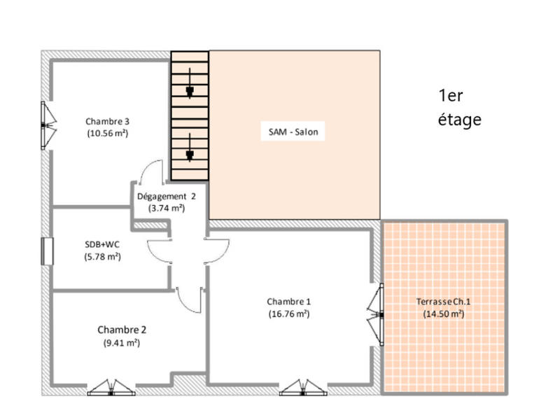 Pavillon - 216 m² - 11 pièces