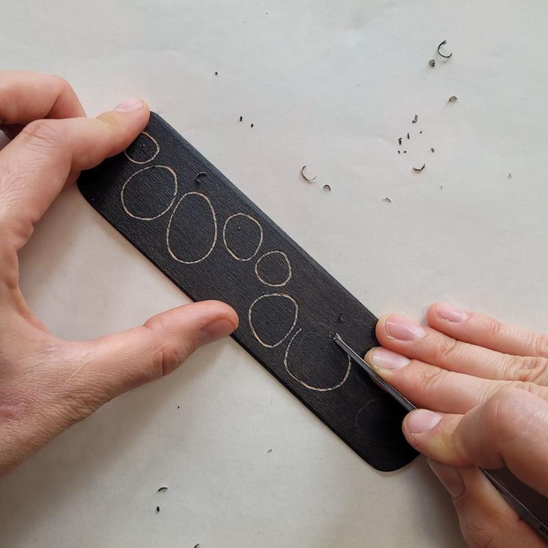 Atelier "grave ton marque-page" - Jema