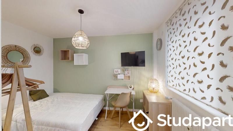 Chambre - 10 m² - 1 pièce