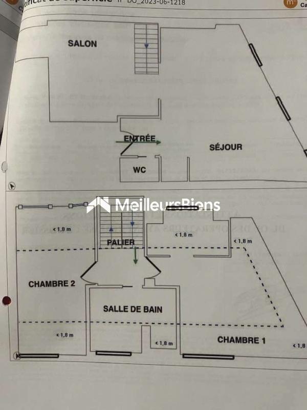 Appartement ancien - 69 m² - 4 pièces