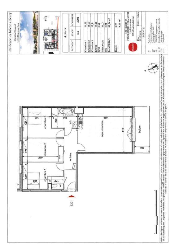 Appartement - 87 m² - 4 pièces