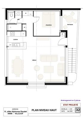 Appartement - 64 m² - 3 pièces