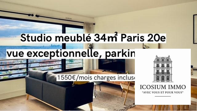 Appartement - 34 m² - 1 pièce
