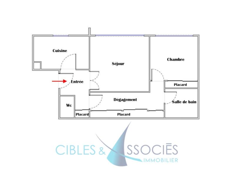 Appartement - 52 m² - 2 pièces