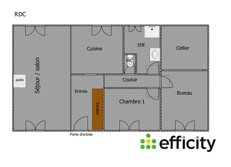 Maison - 120 m² - 7 pièces