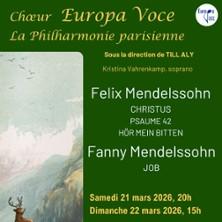 Choeur Europa Voce - Concert Mendelssohn
