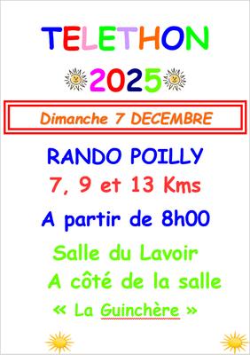 Rando Téléthon 2025