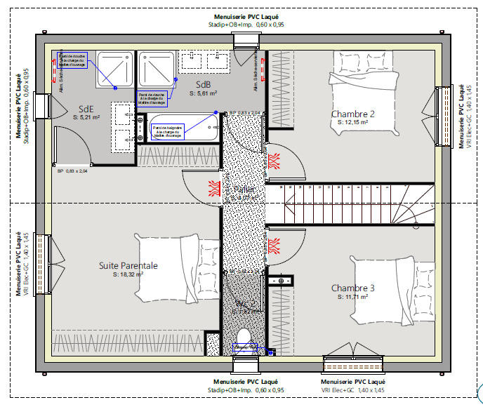 Maison - 120 m² - 5 pièces