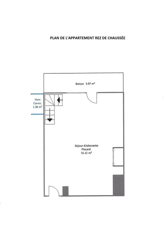 Appartement - 25 m² - 2 pièces