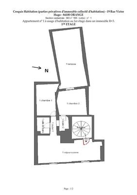 Appartement - 48 m² - 3 pièces