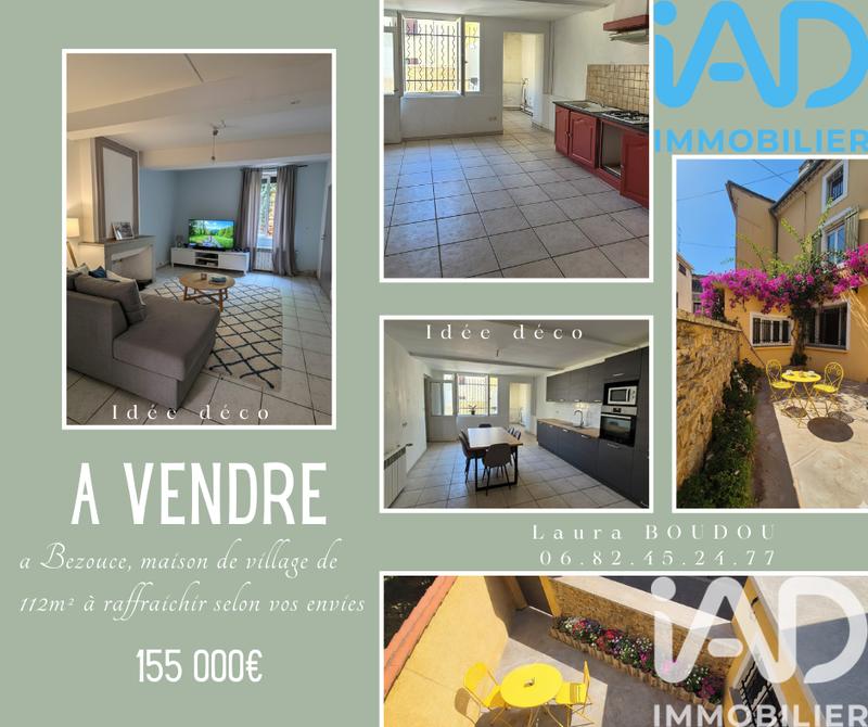 Maison de village - 112 m² - 5 pièces