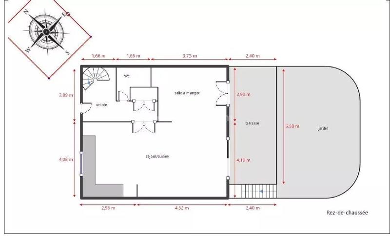 Maison - 96 m² - 5 pièces