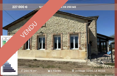 Maison ancienne - 245 m² - 9 pièces