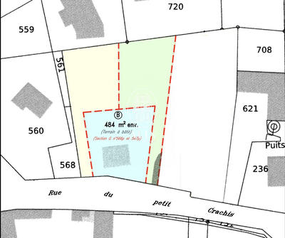 Terrain - 484 m²