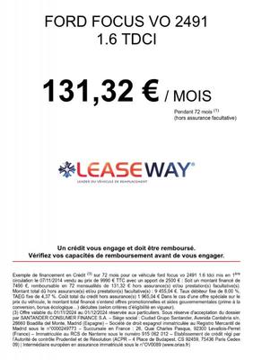 Ford Focus 1.6 Tdci 115ch Stop&amp;Start Trend