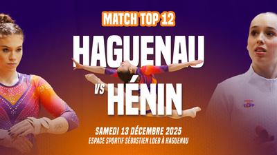 Haguenau/Hénin - match Top 12 gym féminine