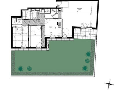 Appartement - 99 m² - 4 pièces