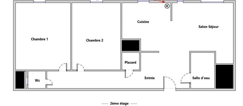 Appartement - 53 m² - 3 pièces