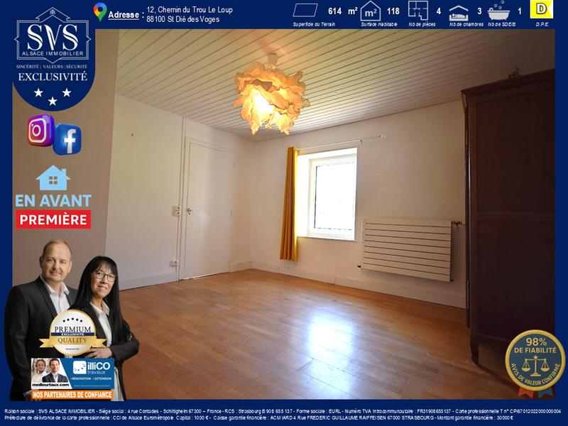 Maison - 118 m² - 4 pièces