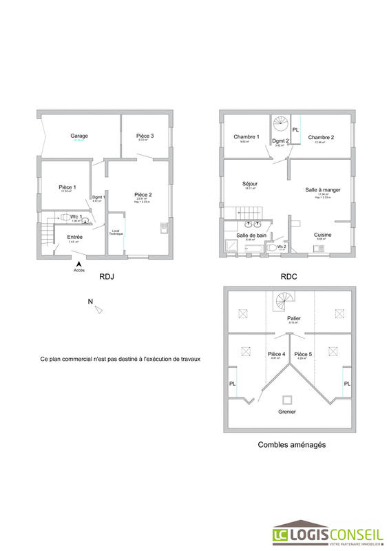 Maison - 152 m² - 8 pièces