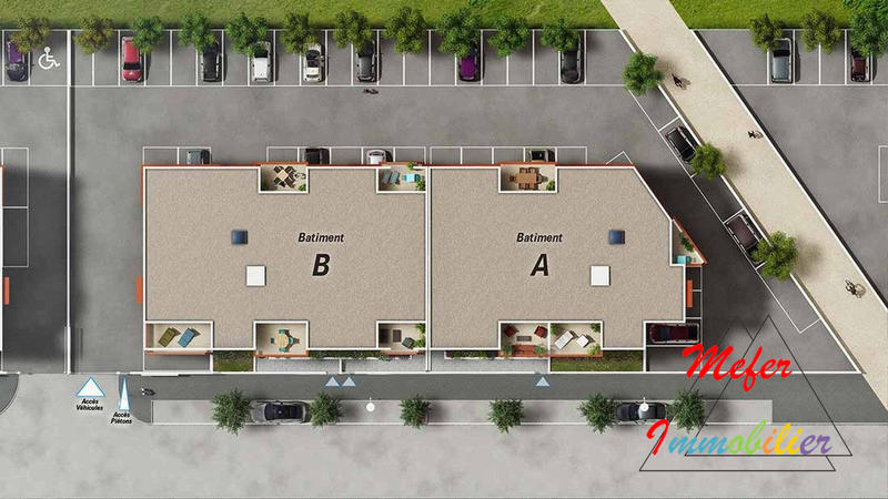 Appartement - 46 m² - 2 pièces