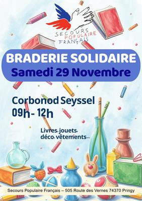Braderie solidaire du secours populaire