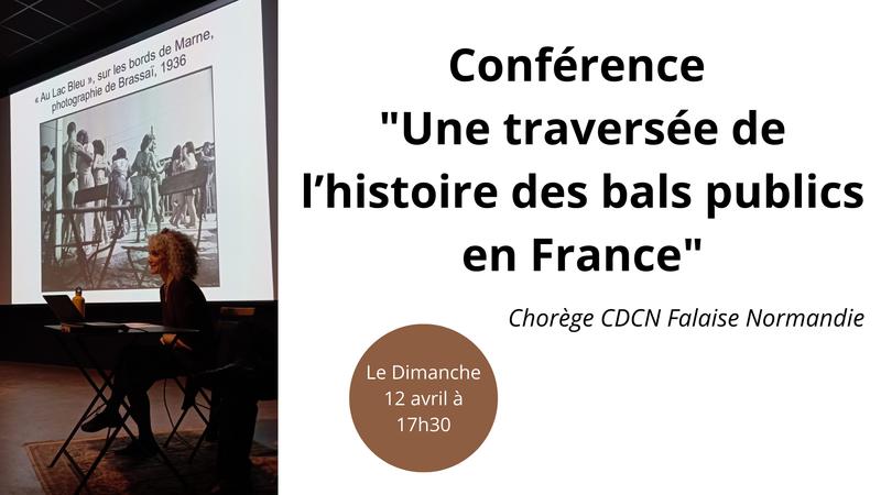 Conférence "Une traversée de l’histoire des bals publics en France"