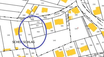 Terrain constructible - 1 383 m²