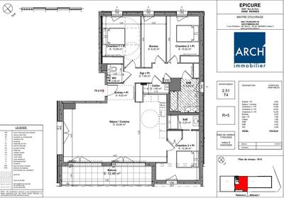 Appartement - 114 m² - 5 pièces