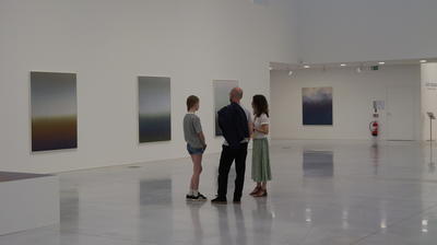 Visite commentée · une éclaircie à la verticale