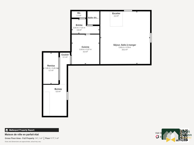 Maison - 99 m² - 5 pièces