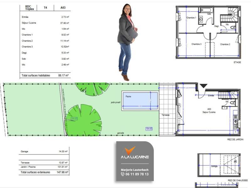 Maison - 86 m² - 4 pièces