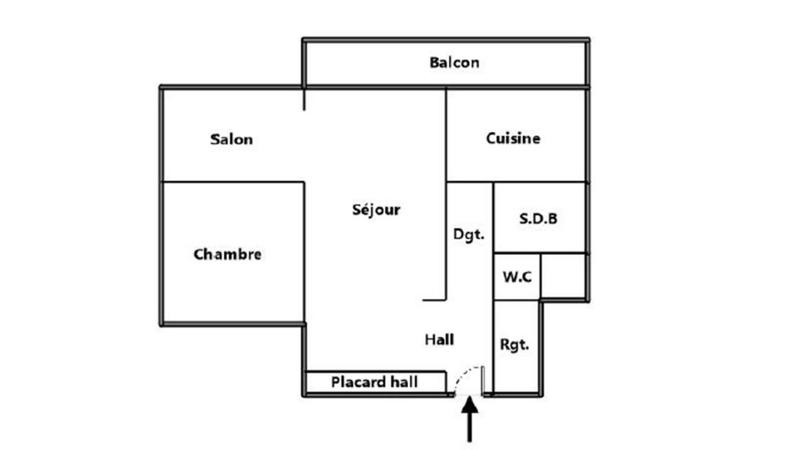 Appartement ancien - 68 m² - 3 pièces