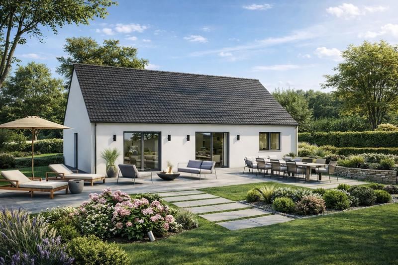 Maison - 91 m² - 5 pièces