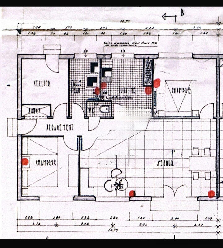 Maison - 75 m² - 4 pièces