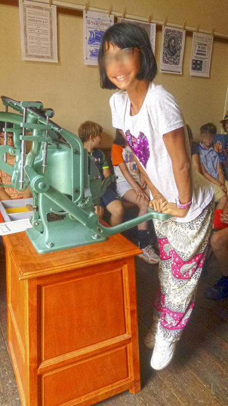 Atelier : l'imprimerie