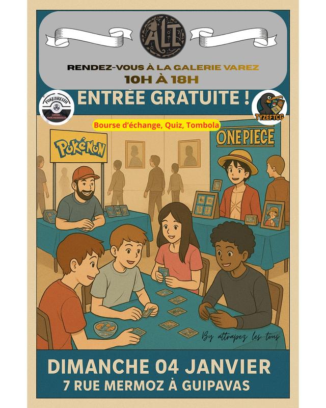 Convention bourse pokemon one piece