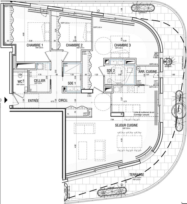 Appartement - 130 m² - 4 pièces