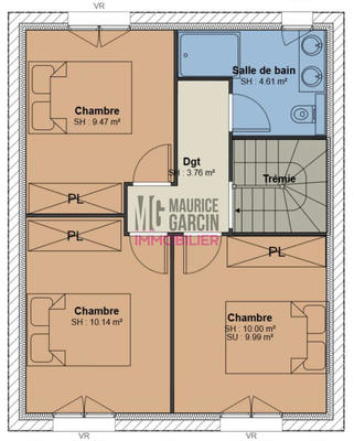 Maison - 80 m² - 4 pièces