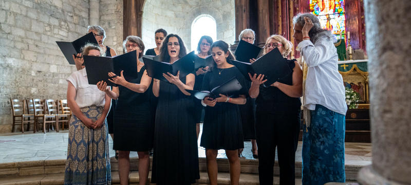 Festival de Rocamadour - Chœur des stagiaires