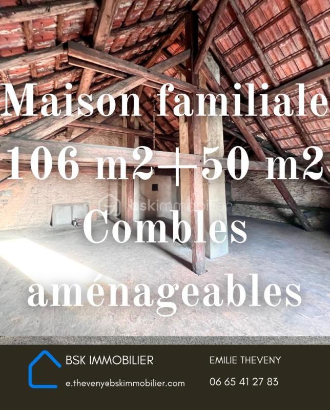Maison - 106 m² - 5 pièces