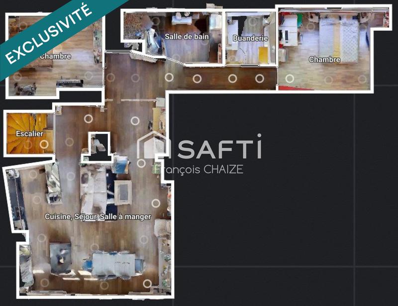 Duplex - 130 m² - 5 pièces