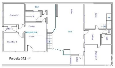 Maison de ville - 158 m² - 8 pièces