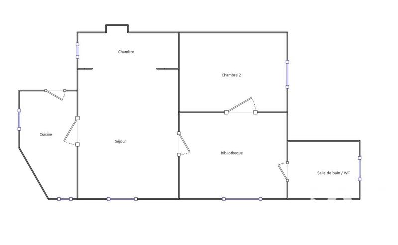 Appartement - 54 m² - 4 pièces