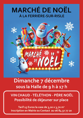 Marché de Noël à la Ferrière-sur-Risle, 07.12.2025