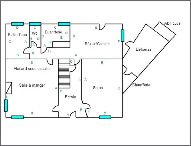 Maison de ville - 121 m² - 7 pièces