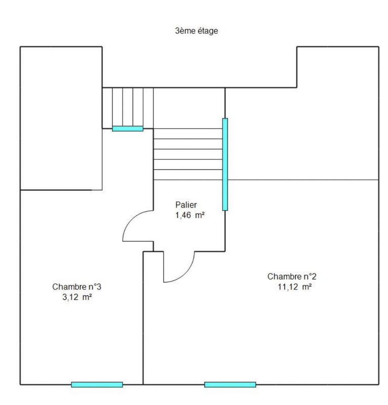 Appartement - 63 m² - 4 pièces
