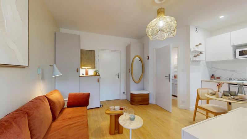 Studio - 19 m² - 2 pièces